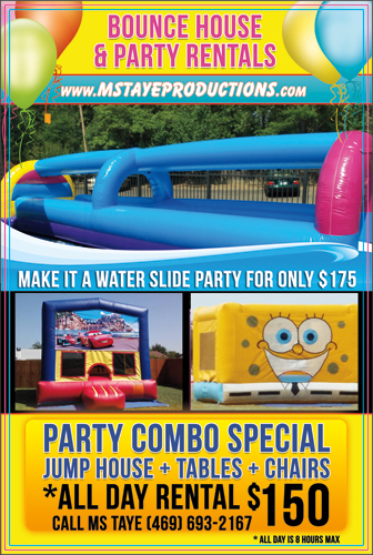 Bounce House Party Flyer
